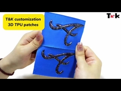 Υψηλής ποιότητας TPU patches μεταλλικό 3D μαλακό TPU patch custom Πολυχρωματικό TPU μεταφορά θερμότητας για ένδυμα