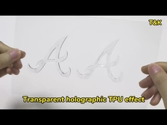 Τυπική παρασκευή TPU 3D πλέσιμο TPU ετικέτα μεταφορά θερμότητας Πολλαπλά στυλ TPU λογότυπο μεταφορά θερμότητας