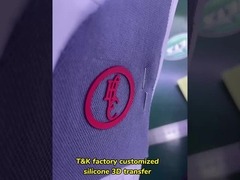 Τυπωμένο Microfiber αυξημένο μπάλωμα λογότυπων σιλικόνης για τις ετικέττες εμπορικών σημάτων ιματισμού