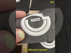 Υψηλής ποιότητας εξατομικευμένα μπαλώματα σιλικόνης 3D εκτύπωση Ετικέτα μεταφοράς θερμότητας