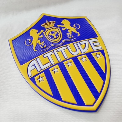 Heat Transfer TPU Main Logo Soccer Jersey Patch High Frequency