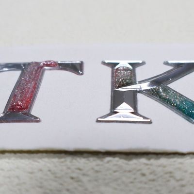 Custom TPU Heat Transfer Label 3D Transfer Patches Waterproof Metal Badges Suitable for Clothes Bags Shoes Durable Easy to Apply