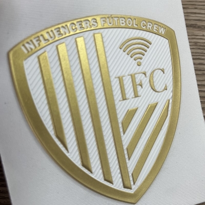 Custom 3D Raised Logo TPU Heat Transfer Patches For Clothing