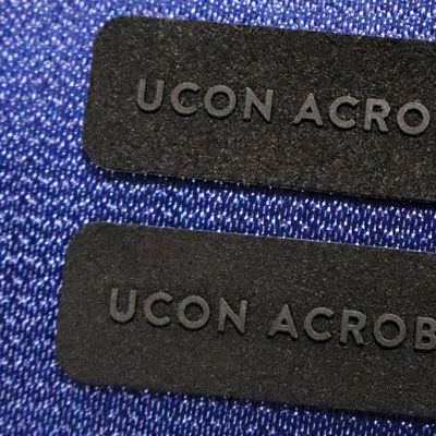 Customized Silicone Embossed 3D Logo Heat Transfer Label For Clothing
