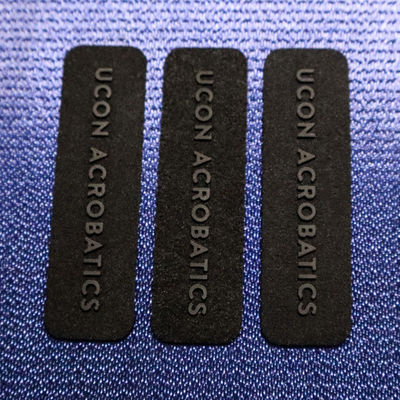 Customized Silicone Embossed 3D Logo Heat Transfer Label For Clothing