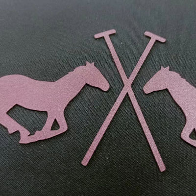 Custom 3D Silicone Heat Transfer Label with Ultrasonic Cut and Square Shape for Garment Free Sample Available