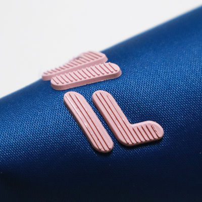 Customizable Soft LED Flashing 3D Silicone Badge and Garment Label for Clothing