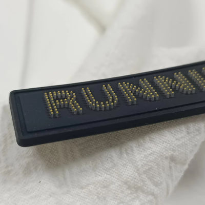 OEKO Certified Nickel-Free LED Flashing Silicone Heat Transfer Label for Clothing and Sportswear