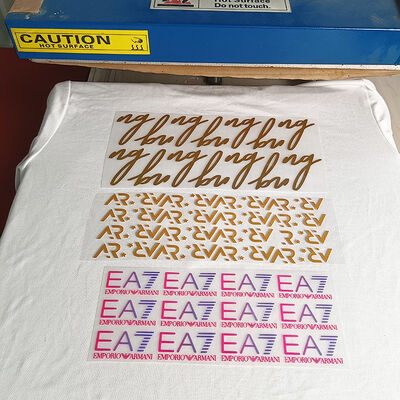 Ironing Stickers Clothing Application T-shirt Appliques Thermal Press Fashion Trend Letter Patch Silicone Transfer Printing