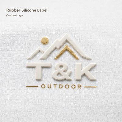 3D Embossed Logo Eco-Friendly Customized Design Rubber Badge Silicone Heat Transfer Patch