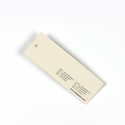 Matte Laminated Swing Tags 5.5x9cm Custom Logo