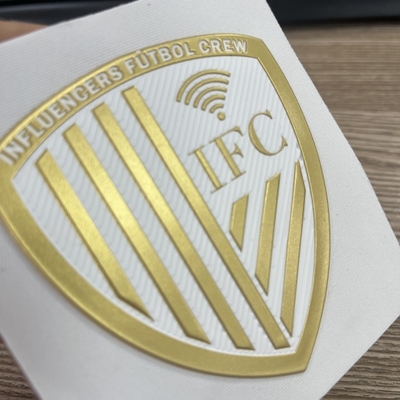 Προσαρμοσμένο 3D ανυψωμένο λογότυπο TPU Τάμπες μεταφοράς θερμότητας για ρούχα